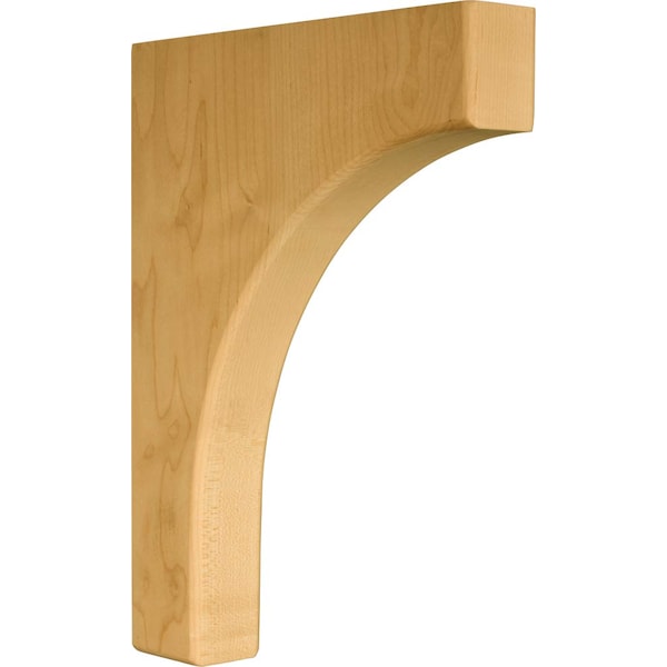 Osborne Wood Products 12 x 1 3/4 x 9 Traditional Bracket in Soft Maple - 8721M