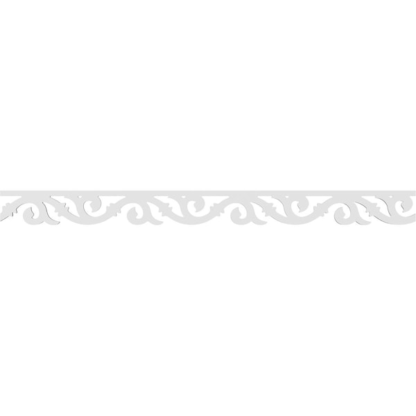 Ekena Millwork Redford Architectural Grade PVC Running Trim, 4"H x 5/8"P x 48"L - RUNP04X0625X48RED