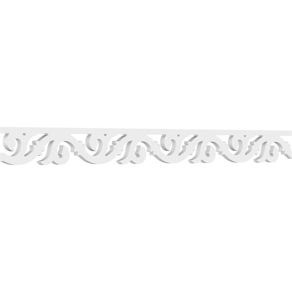Ekena Millwork Redford Architectural Grade PVC Running Trim, 4"H x 5/8"P x 48"L - RUNP04X0625X48RED