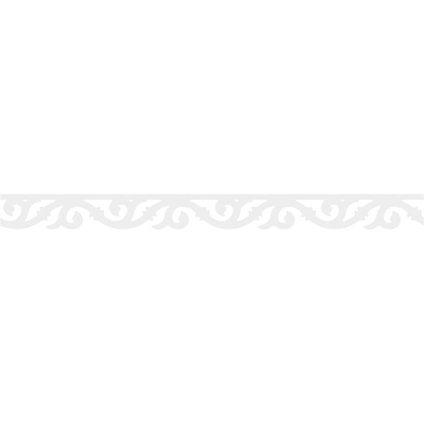 Ekena Millwork Redford Architectural Grade PVC Running Trim, 4"H x 5/8"P x 48"L - RUNP04X0625X48RED