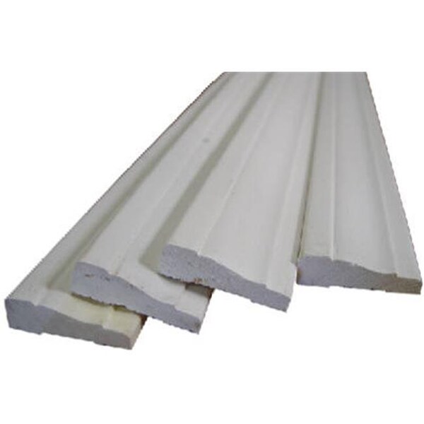 Alexandria Moulding Alexandria Moulding 0W356-20084C1 7 ft. Colonial Trim Solid Pine Casing - Pack of 4 - 428243