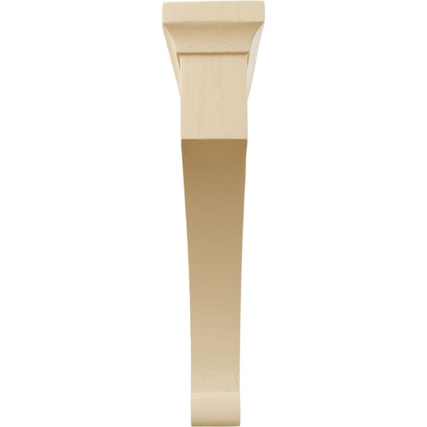 Ekena Millwork 2 1/2"W x 8"D x 12"H Extra Large Gomez Wood Bracket, Maple - BKTW02X08X12GOMA