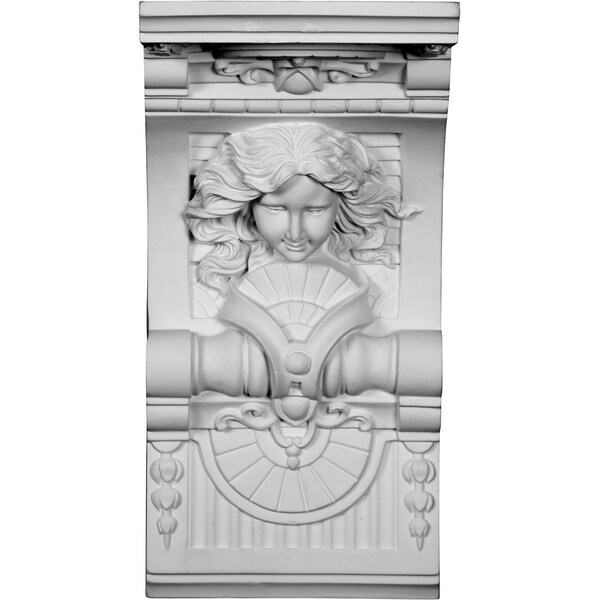Ekena Millwork 6"W x 8"D x 12"H Hestia Corbel - COR08X06X12HE