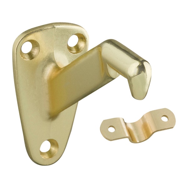 National Hardware National Hardware Gold Zinc Die Cast w/Steel Strap Handrail Bracket 3.31 in. L 250 lb - N112-888