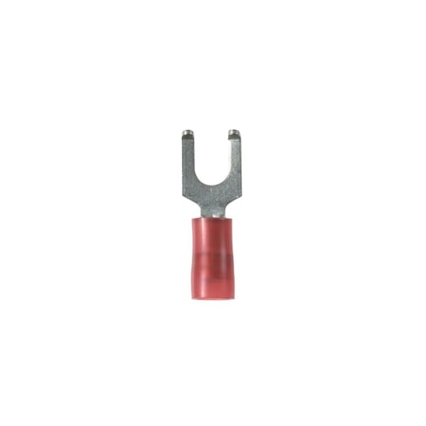 Panduit Fork, Brida, Nylon, 22-18 Awg, #8, Paquete con 100 unidades - PN18-8FF-C