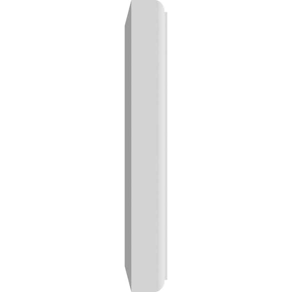 Ekena Millwork Standard Sedgwick Bullseye Rosette With Rounded Edge, 6"W x 6"H x 3/4"P - ROSP060X060X075SDG04