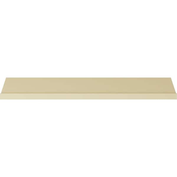 Ekena Millwork 3 1/8"H x 3 1/8"P x 5"F x 94 1/2"L Ashford Smooth Crown Moulding - MLD03X03X06AS