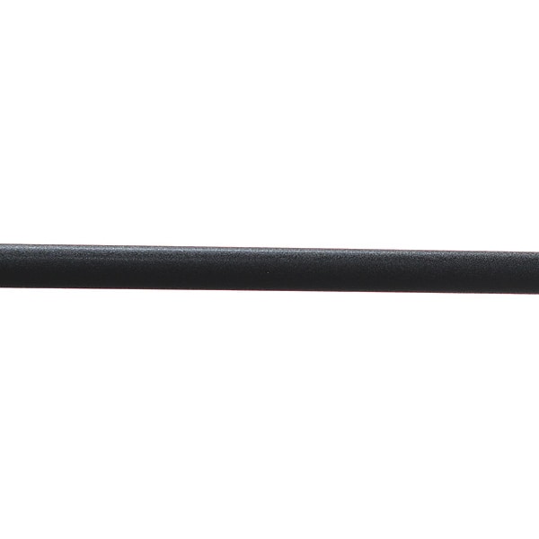 Acrovyn Handrail, Black, PETG, 3 9/16 in H, 20 ft L - HRO6108N