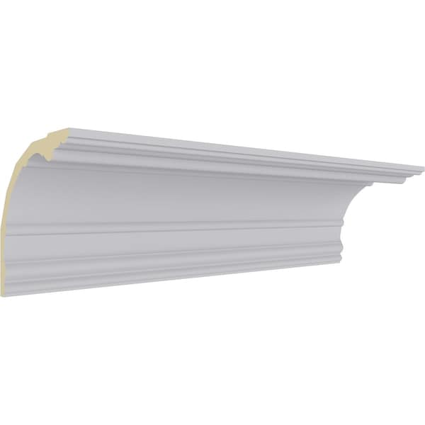 Ekena Millwork 6 3/4"H x 7"P x 9 3/4"F x 94 1/2"L Foster Traditional Crown Moulding - MLD06X07X09FO
