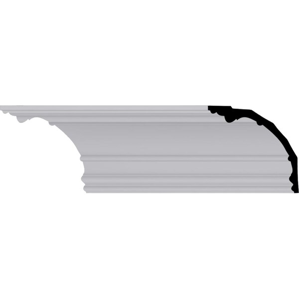 Ekena Millwork 6 3/4"H x 7"P x 9 3/4"F x 94 1/2"L Foster Traditional Crown Moulding - MLD06X07X09FO