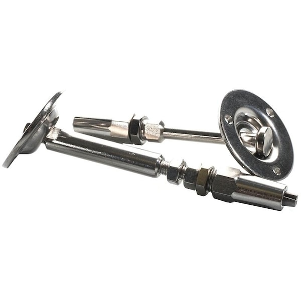 Ram Tail In-Line Rail System, Stainless Steel, For: 3 mm Cable - RT 8017-FM