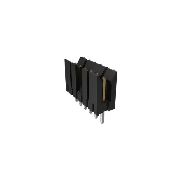 Conector de placa FCI, 5 contactos, 1 fila, macho, recto, paso de 0.1 pulgadas, terminal de soldadura, traba - 69167-105HLF