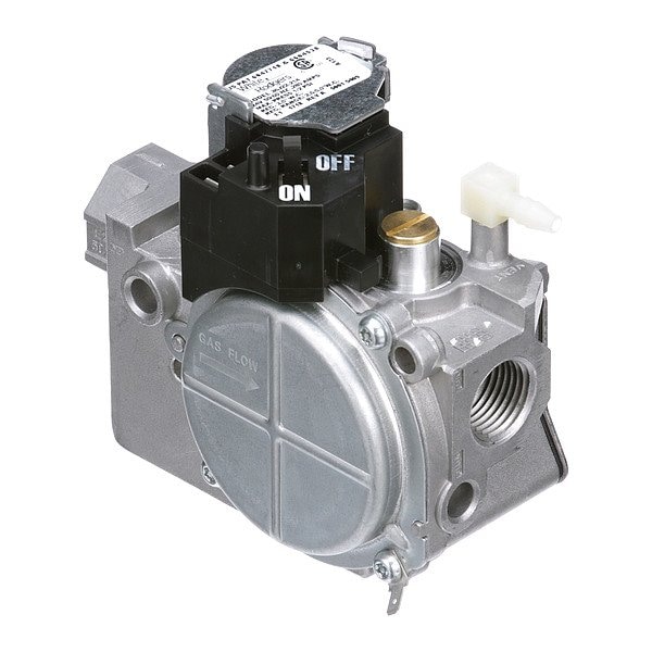 White-Rodgers Gas Valve, NG/LP, Hot Surface, 24 V, Fast Opening, -40 Degrees  to 175 Degrees F, 1/2 in Inlet Size - 36J22-214