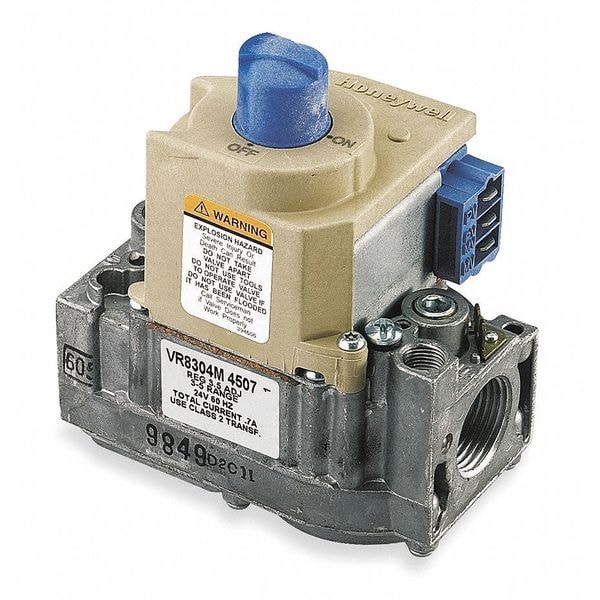 Honeywell Gas Valve, NG/LP, Intermittent Pilot and Direct Spark Ignition, 24 V, 3.5 in wc, Standard Opening - VR8304M3509