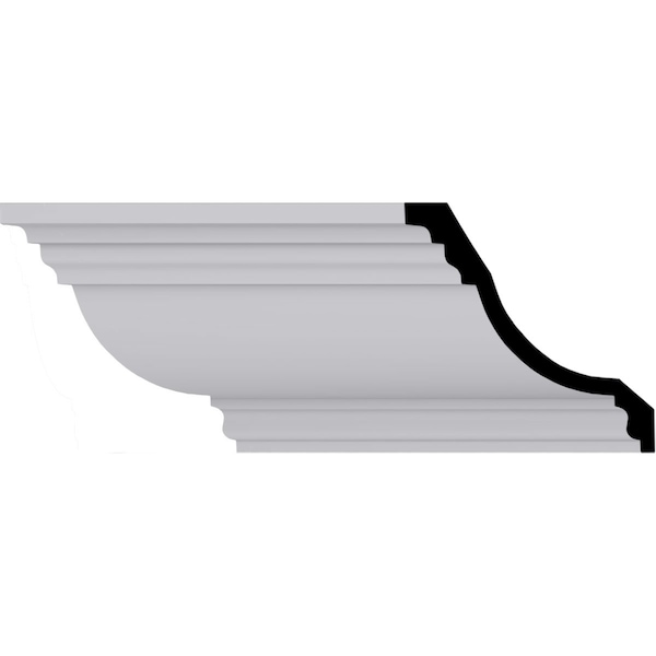 Ekena Millwork 9 7/8"H x 9 7/8"P x 14"F x 94 1/2"L Claremont Crown Moulding - MLD10X10X14CL