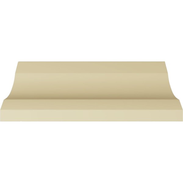 Ekena Millwork 9 7/8"H x 9 7/8"P x 14"F x 94 1/2"L Claremont Crown Moulding - MLD10X10X14CL