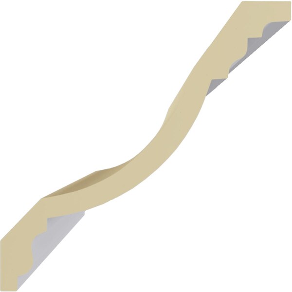 Ekena Millwork 9 7/8"H x 9 7/8"P x 14"F x 94 1/2"L Claremont Crown Moulding - MLD10X10X14CL
