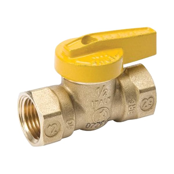 B & K Homewerks 3/4 in. Brass FIP Ball Valve Quarter-Turn Lever For Gas - 110-524
