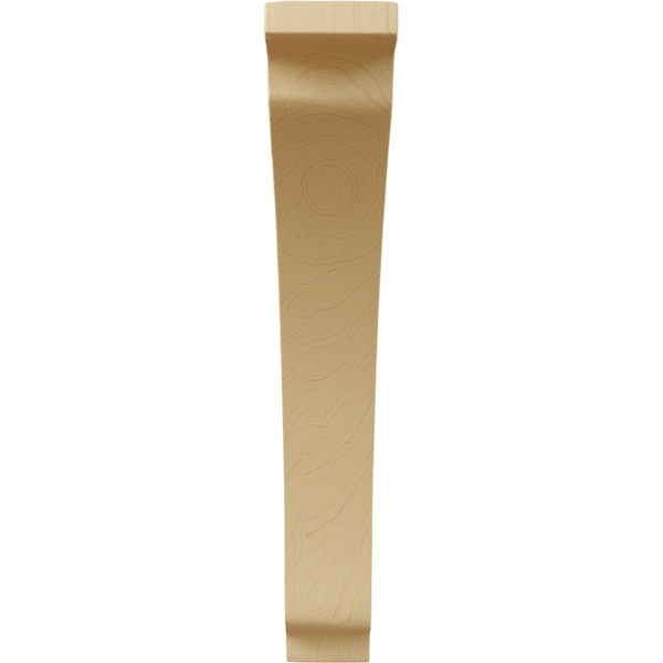 Ekena Millwork 1 3/4"W x 7 1/2"D x 10 1/2"H Medium Thorton Wood Bracket, Alder - BKTW01X07X10THAL