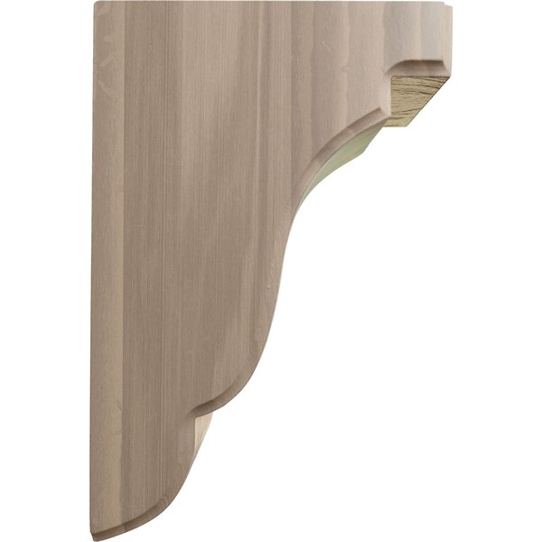 Ekena Millwork 3 1/2"W x 5"D x 7 1/2"H Bedford Bracket, Walnut - BKTW04X05X08BEWA