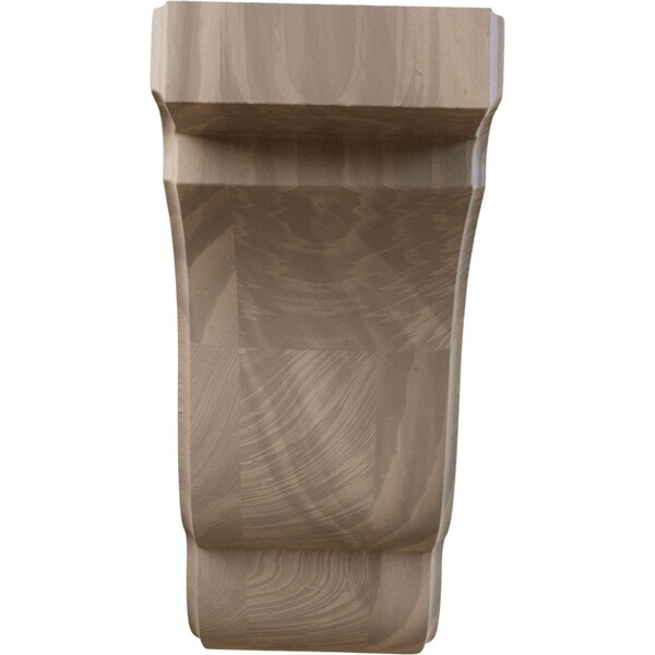 Ekena Millwork 3 1/2"W x 5"D x 7 1/2"H Bedford Bracket, Walnut - BKTW04X05X08BEWA