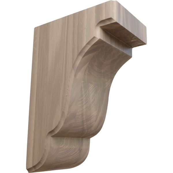 Ekena Millwork 3 1/2"W x 5"D x 7 1/2"H Bedford Bracket, Walnut - BKTW04X05X08BEWA