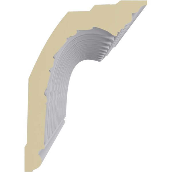 Ekena Millwork 11 3/8"H x 8 1/8"P x 13 7/8"F x 94 1/2"L, (3" Repeat) Springtime Crown Moulding - MLD11X08X13SP