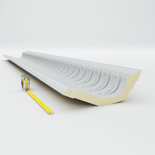 Ekena Millwork 11 3/8"H x 8 1/8"P x 13 7/8"F x 94 1/2"L, (3" Repeat) Springtime Crown Moulding - MLD11X08X13SP
