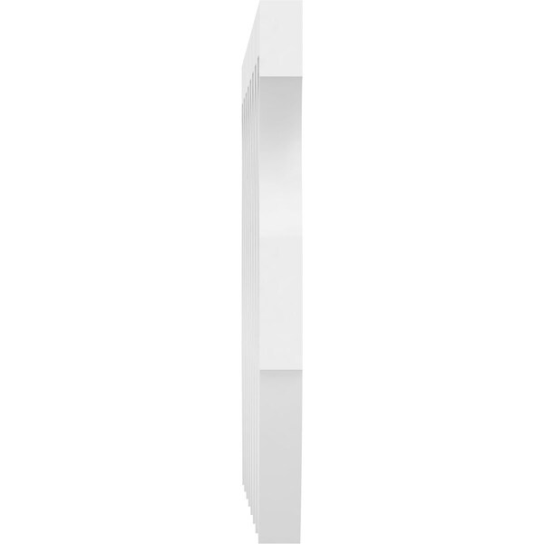 Ekena Millwork Somerset Architectural Grade PVC Running Trim, 8"H x 5/8"P x 48"L - RUNP08X0625X48SMR