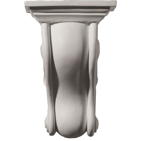 Ekena Millwork 6 5/8"W x 5 1/4"D x 10"H Holmdel Smooth Scroll Corbel - COR06X05X10HO
