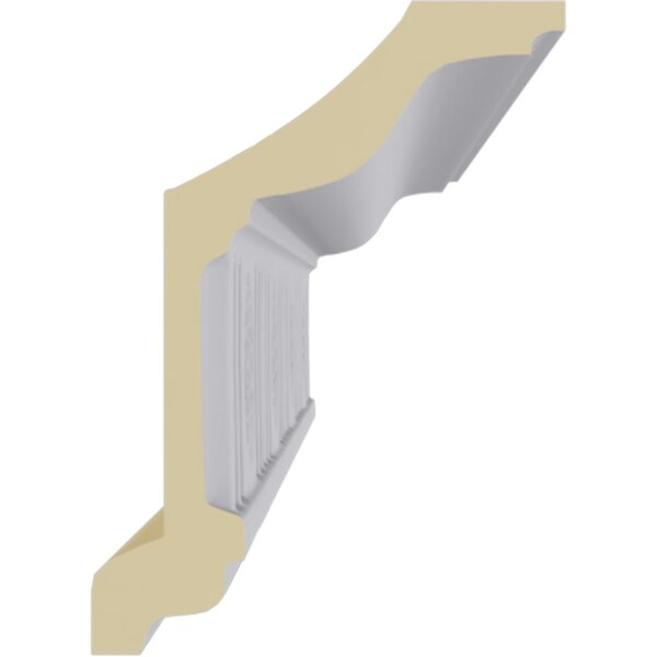 Ekena Millwork 4"H x 2 7/8"P x 5"F x 94 1/2"L, (4 3/4" Repeat), Edwards Crown Moulding - MLD04X02X05ED