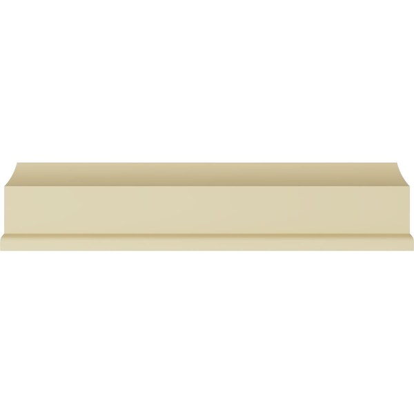 Ekena Millwork 4"H x 2 7/8"P x 5"F x 94 1/2"L, (4 3/4" Repeat), Edwards Crown Moulding - MLD04X02X05ED