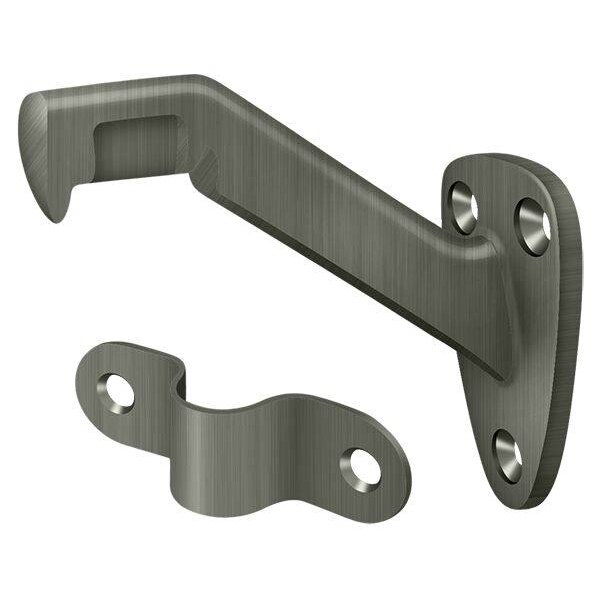 Deltana Hand Rail Brackets, 3-5/16" Projection Antique Nickel - HRB325U15A