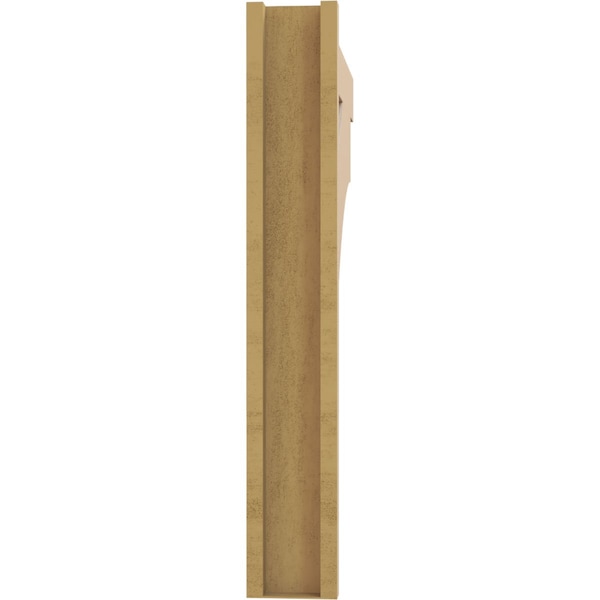 Ekena Millwork 5 1/2-in W x 32-in D x 36-in H Balboa Block Rough Cedar Woodgrain TimberThane Outlooker, Primed Tan - OUTUR055X32X36BOA44RCPR