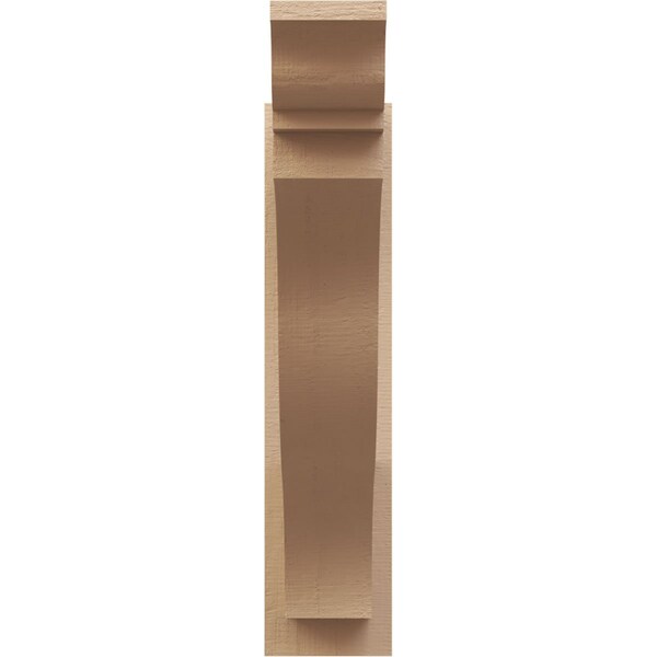 Ekena Millwork 6-in W x 26-in D x 26-in H Funston Trad Rough Cedar Woodgrain TimberThane Outlooker, Primed Tan - OUTUR060X26X26FST04RCPR
