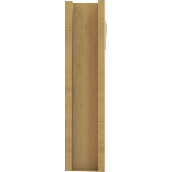 Ekena Millwork 6-in W x 26-in D x 26-in H Funston Trad Rough Cedar Woodgrain TimberThane Outlooker, Primed Tan - OUTUR060X26X26FST04RCPR