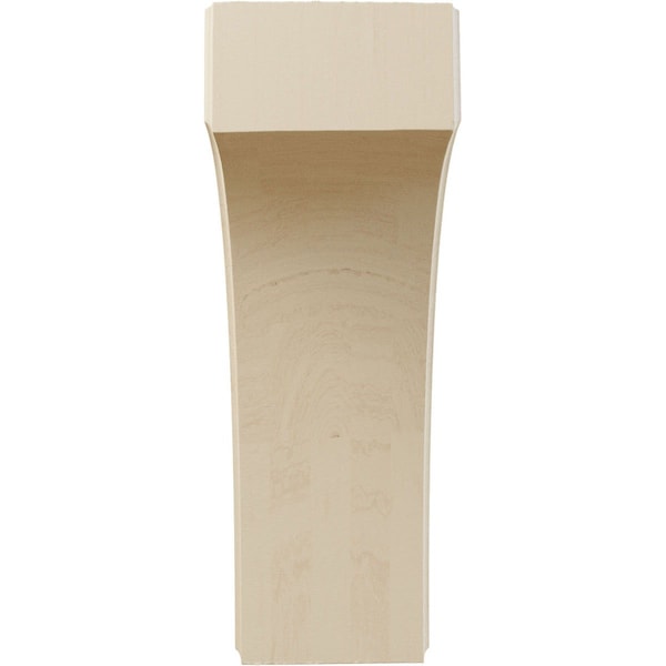Ekena Millwork 3 1/2"W x 6"D x 10"H Clarksville Bracket, Rubberwood - BKTW04X06X10CVRW