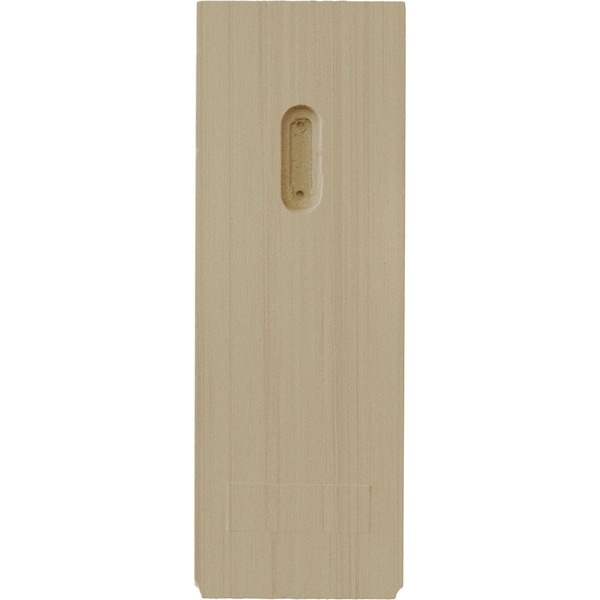 Ekena Millwork 3 1/2"W x 6"D x 10"H Clarksville Bracket, Rubberwood - BKTW04X06X10CVRW