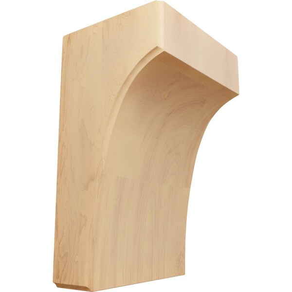 Ekena Millwork 5 1/4"W x 4"D x 8"H Clarksville Bracket, Red Oak - BKTW05X04X08CVRO