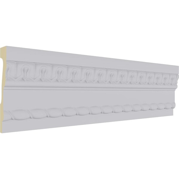 Ekena Millwork 5 1/8"H x 1 1/8"P x 94 1/2"L Bedford Acanthus Leaf Frieze - MLD05X01BE
