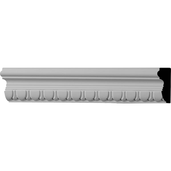 Ekena Millwork 1 7/8"H x 5/8"P x 94 1/2"L, (5/8" Repeat) Egg & Dart Classic Panel Moulding - PML02X01EG