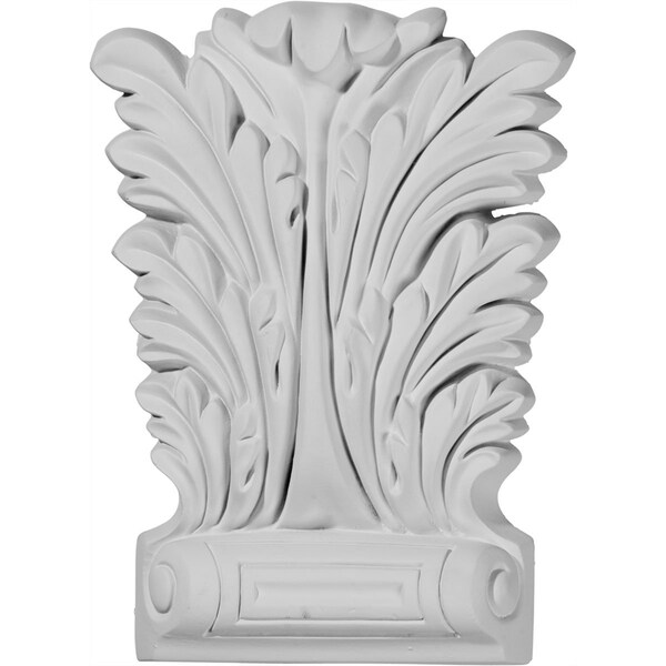 Ekena Millwork 4 3/4"W x 6 1/2"H x 1 1/8"P Oxford Center Onlay - ONL04X06X01OX