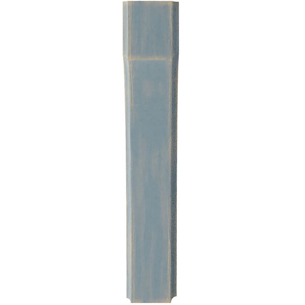 Ekena Millwork 1 3/4"W x 6"D x 10"H Clarksville Wood Vintage Decor Bracket, Driftwood Blue - BKTWD02X06X10CVBU