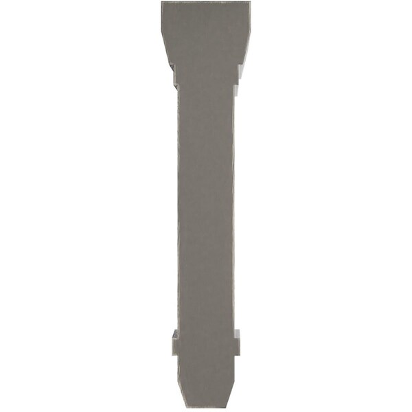 Ekena Millwork 2 1/4"W x 6"D x 10"H Stockport Wood Vintage Decor Bracket, Reclaimed Grey - BKTWD02X06X10STGY