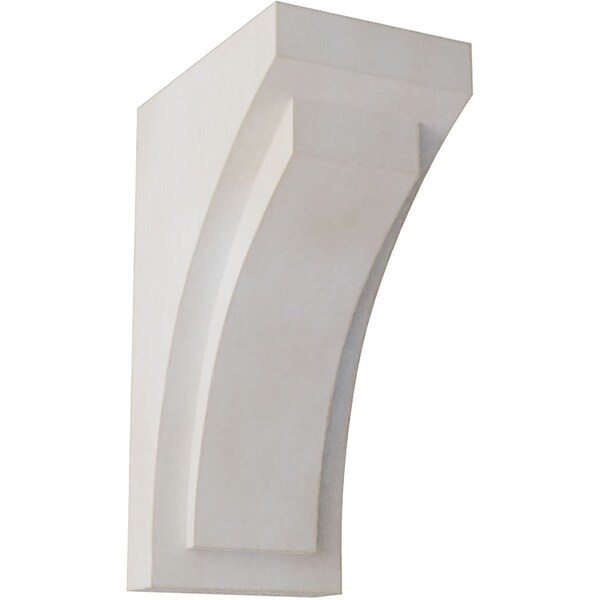 Ekena Millwork 2 1/2"W x 3 3/4"D x 6"H Mini Felix Wood Vintage Decor Corbel, Chalk Dust White - CORWD02X03X06FEWH