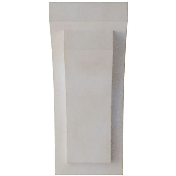 Ekena Millwork 2 1/2"W x 3 3/4"D x 6"H Mini Felix Wood Vintage Decor Corbel, Chalk Dust White - CORWD02X03X06FEWH