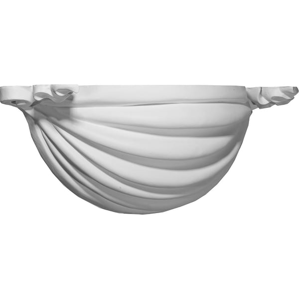 Ekena Millwork Wall Sconce, 6.63 in H, 19.88 in W, Factory Primed - SCO19X08X06RI