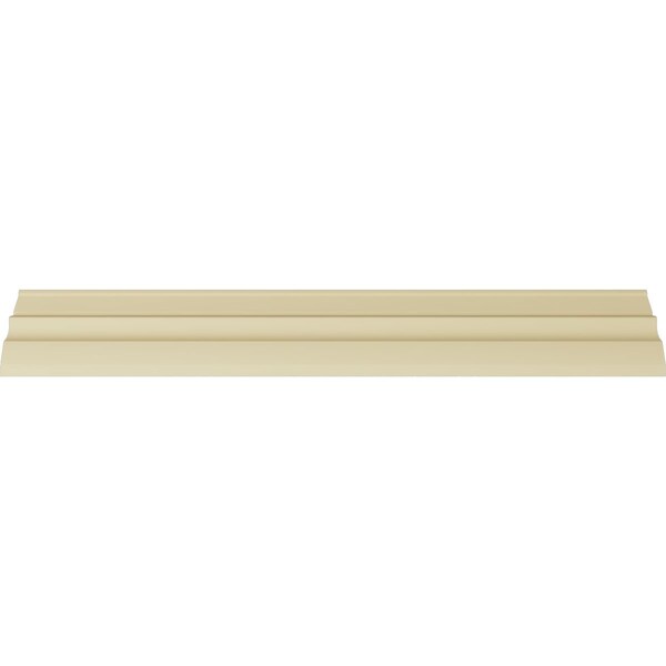 Ekena Millwork 4 3/4"H x 3 3/8"P x 5 7/8"F x 94 1/2"L Nestor Crown Moulding - MLD05X03X06NS