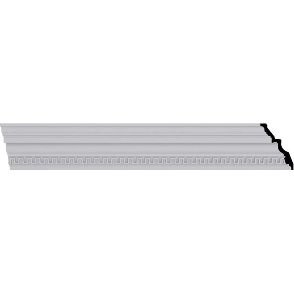 Ekena Millwork 4 3/4"H x 3 3/8"P x 5 7/8"F x 94 1/2"L Nestor Crown Moulding - MLD05X03X06NS