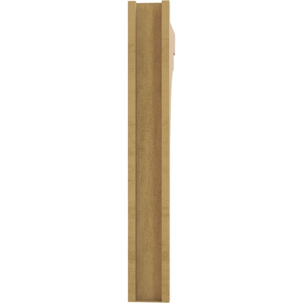 Ekena Millwork 5 1/2-in W x 28-in D x 40-in H Funston Block Rough Cedar Woodgrain TimberThane Outlooker, Primed Tan - OUTUR055X28X40FST44RCPR